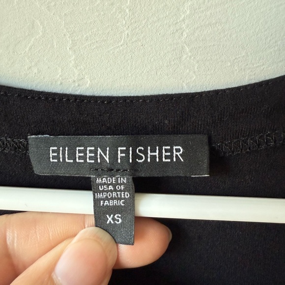 Eileen Fisher Classic Black Tank Top - Picture 3 of 4